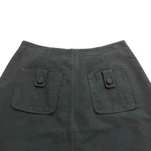 New! Boden Women’s Ella A-Line Skirt Size 4L in Gray - Picture 3 of 5
